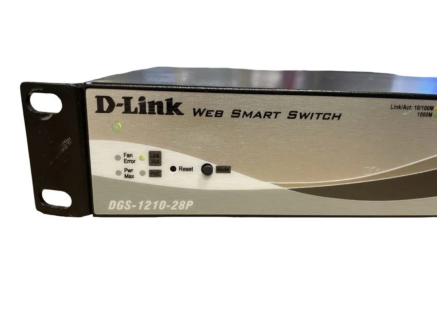 Коммутатор D-Link DGS-1210-28P 28-Port Gigabit Smart Managed PoE Switch with PoE