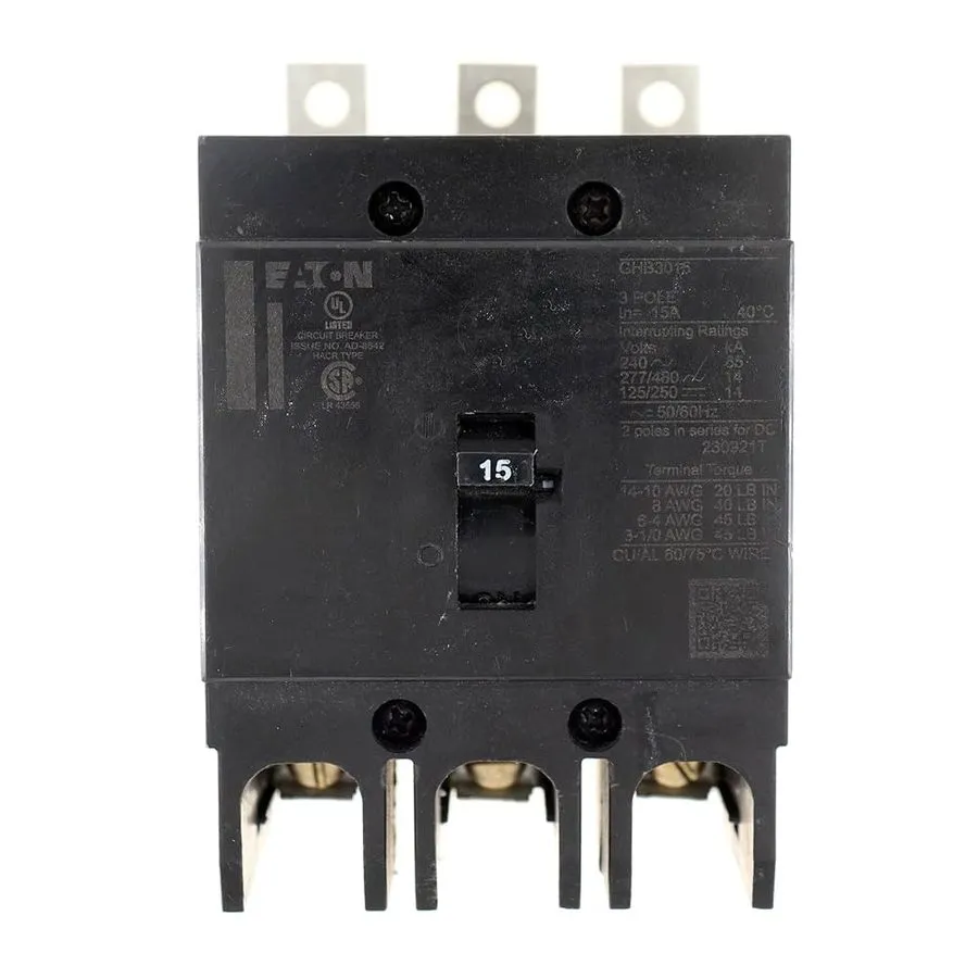 Автоматический выключатель Eaton/Cutler Hammer GHB3015 15 Amp 3 Pole 277/480V Ci