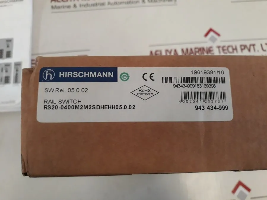 Коммутатор Hirschmann RS20-0400M2M2SDHEHH05.0.02 Industrial Ethernet Rail Switch