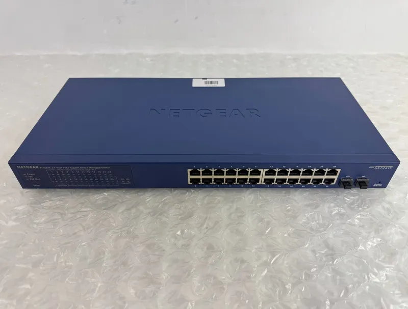 Коммутатор NETGEAR GS724TPv2 ProSAFE 24-port PoE+ Smart Managed Switch AND 2 SFP