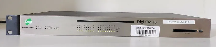 Сервер DIGI CM 16 Connectware Console Server 50000838-06 C Rev A 50-60Hz
