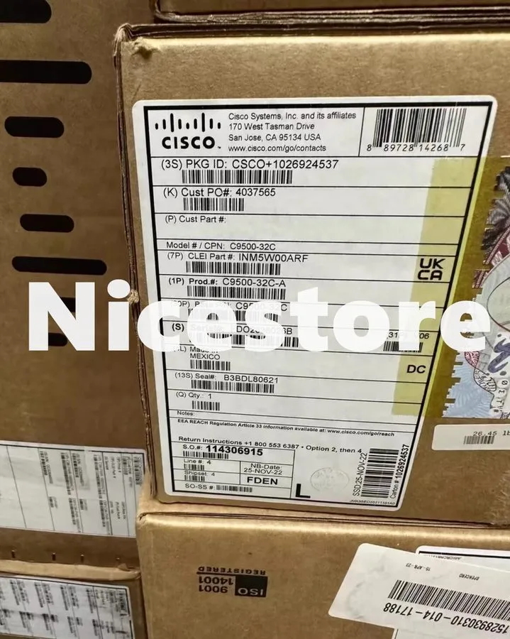Коммутатор Cisco Catalyst C9500-32C-A 32-Port 100G Advantage Managed Switch