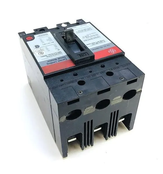 Автоматический выключатель GE TE TEL TEL134070 3 Pole 70 Amp 480v Circuit Breake