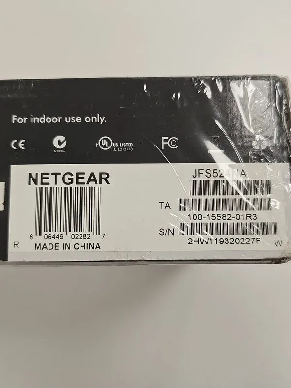 Коммутатор NETGEAR ProSafe JFS524 24-Port Ethernet Network Switch 10/100 Rackmou — фото лота 3