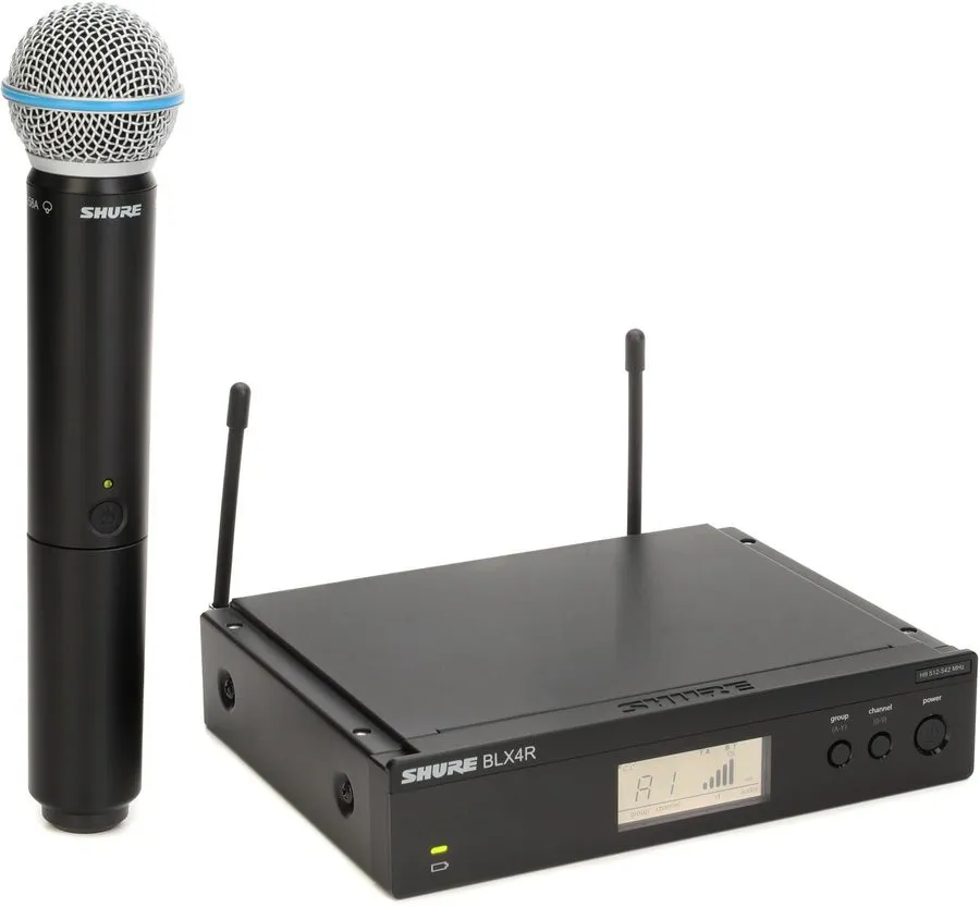 Радиосистема Shure BLX24R/B58 Rackmount Wireless Handheld Microphone System — фото лота 1