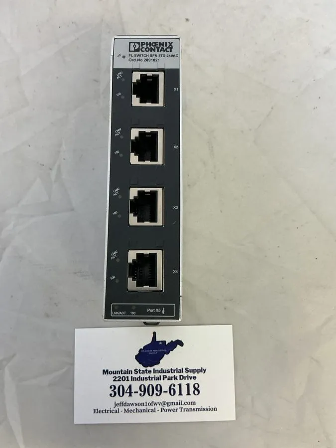 Коммутатор Phoenix Contact Industrial Ethernet Switch 2891021 — фото лота 1