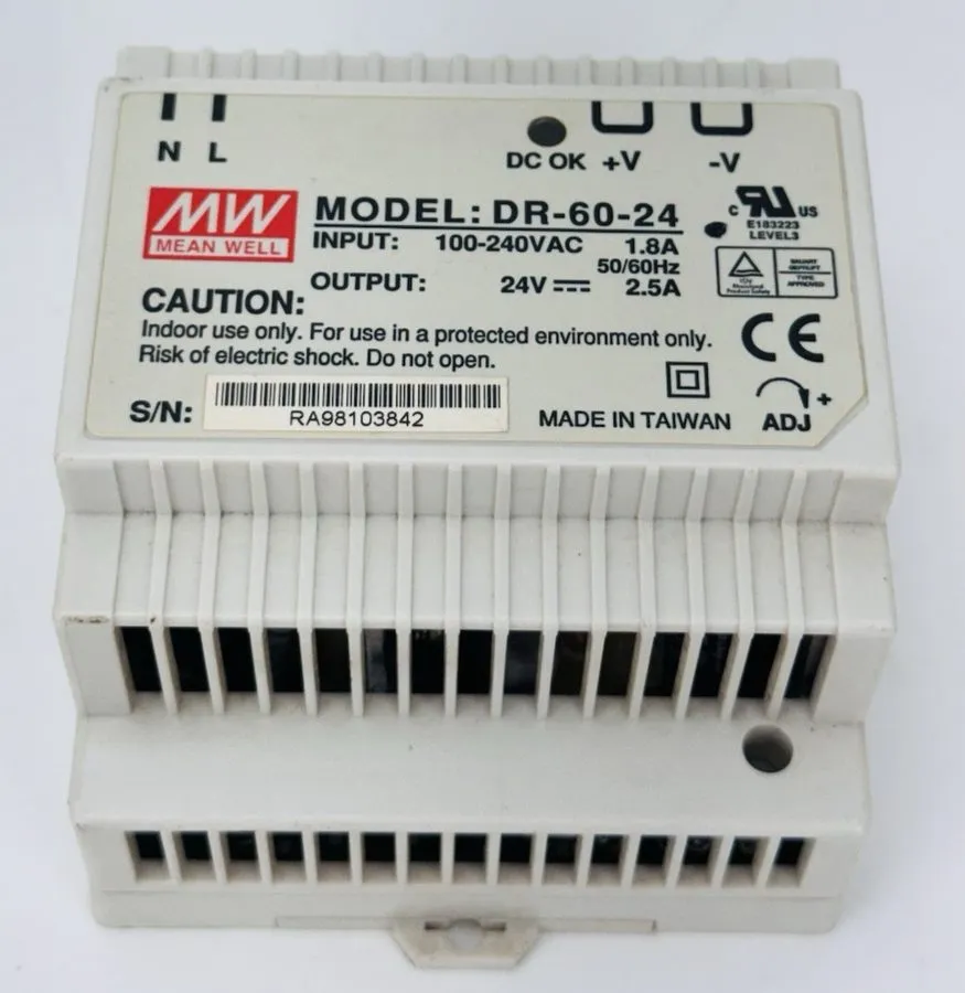 Блок питания MIWE DR-30-24 DIN Rail Power Supply 24V DC 30W Switching Industrial