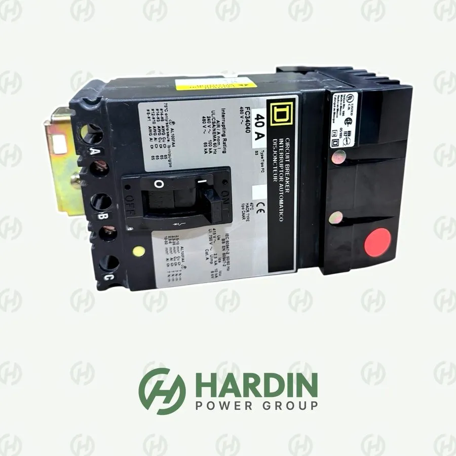 Автоматический выключатель Square D FC34040 I-line Circuit Breaker. 40A. 3P. 480