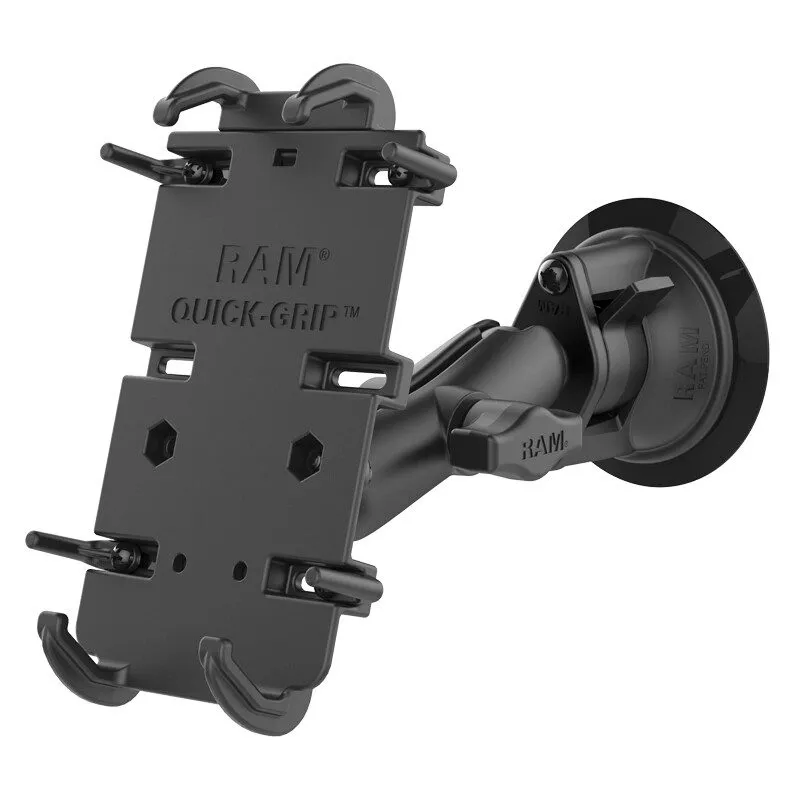 Вакуумная присоска RAM Mount Quick-Grip XL Phone Mount with Twist-Lock Suction C — фото лота 1