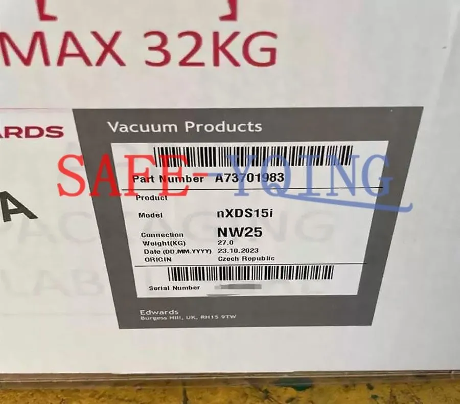 Насос EDWARDS VORTEX VACUUM PUMP NXDS15I A73701983