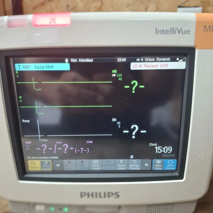 Монитор пациента 2009 Philips MP5 865024 (M8105A) Multi-parameter Monitor W/ Lea — фото лота 2
