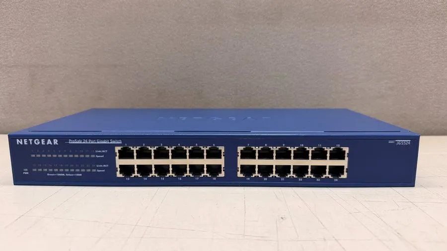 Коммутатор NETGEAR ProSafe JGS524 Plus 24-Port Gigabit Rackmount Switch