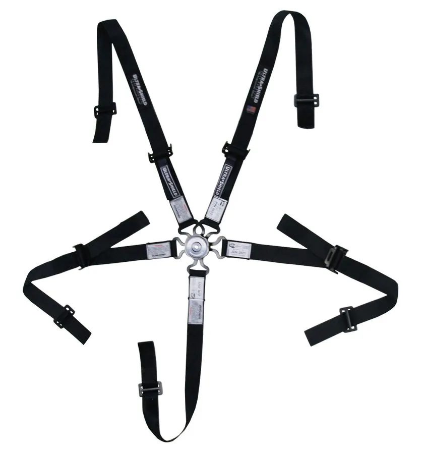 Жгут проводов Ultra Shield 2" Cam Lock Youth Race Harness, Pull Up Adjusters Bla — фото лота 1