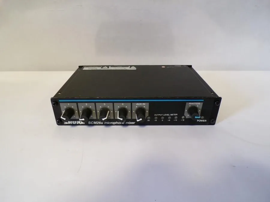 Микшерный пульт Shure SCM268 4 Channel Microphone Mixer Black