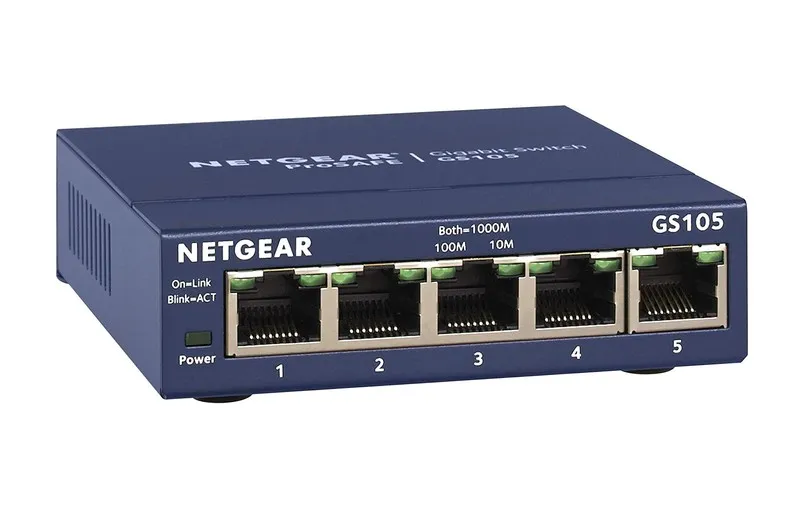 Коммутатор NETGEAR ProSafe GS105 Desktop Switch 5-Port Gigabit GS105NA
