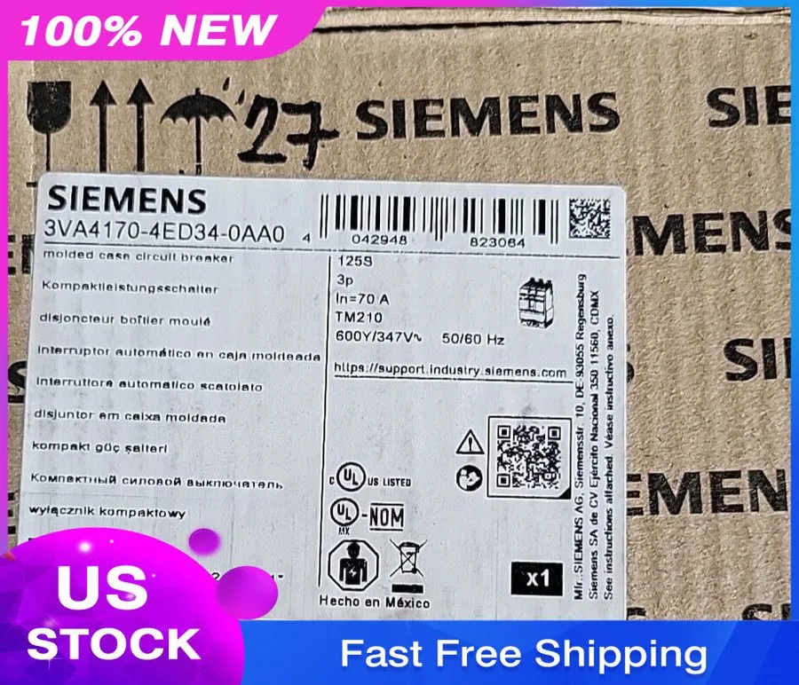 Автоматический выключатель Siemens 3VA4170-4ED34-0AA0 Circuit Breaker 3P/70A /48