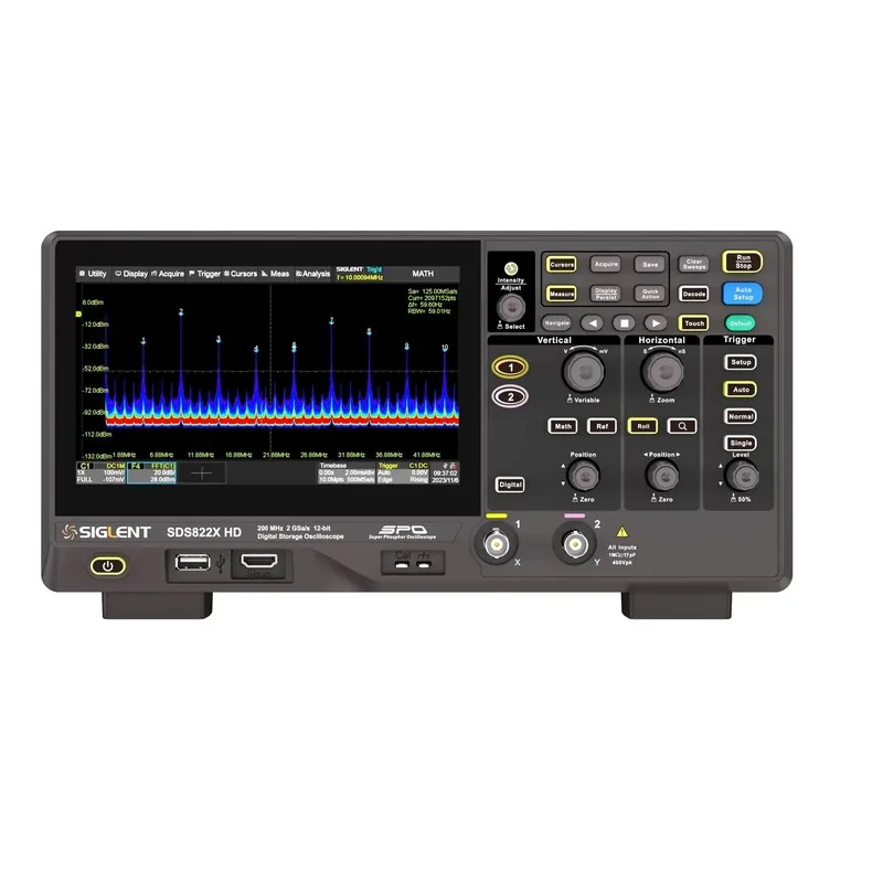 Осциллограф Oscilloscope Digital SIGLENT SDS822X HD 2CH Desktop, 2 GS/s, 200 MHz