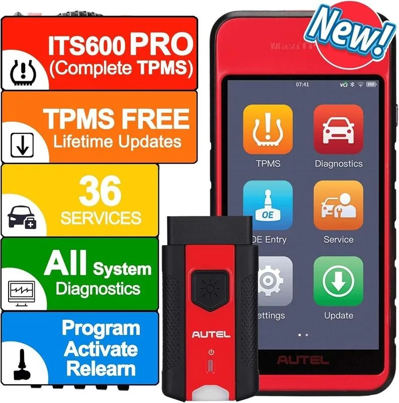 Диагностический сканер Autel MaxiTPMS ITS600 Pro TPMS Service System Diagnostic  — фото лота 2