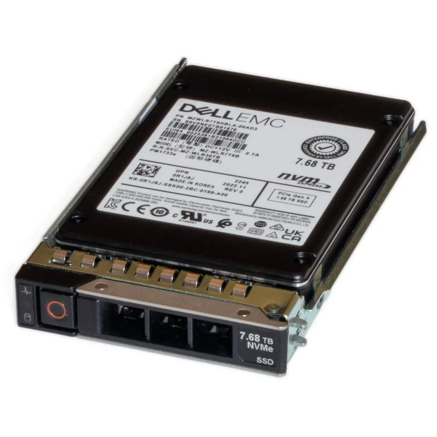 SSD-накопитель H4XPX Dell Samsung PM1733a 30.72TB NVMe PCIe Gen4 2.5" Intensive 