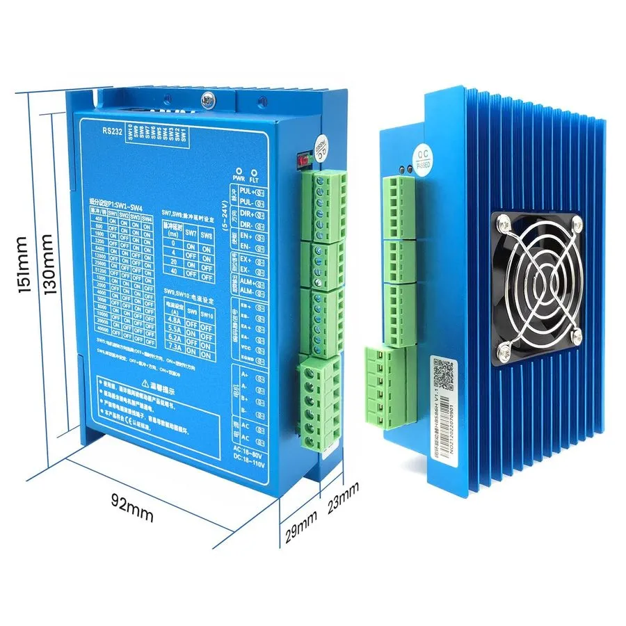 Шаговый двигатель Nema 34 Closed Loop Stepper Motor Kit 8.5Nm/1203.7oz.in 1000 L — фото лота 2
