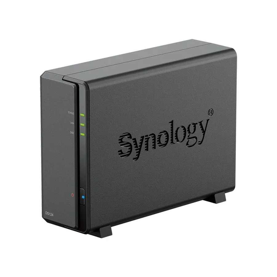 Сетевое хранилище Synology 1-bay DiskStation DS124 (Diskless)