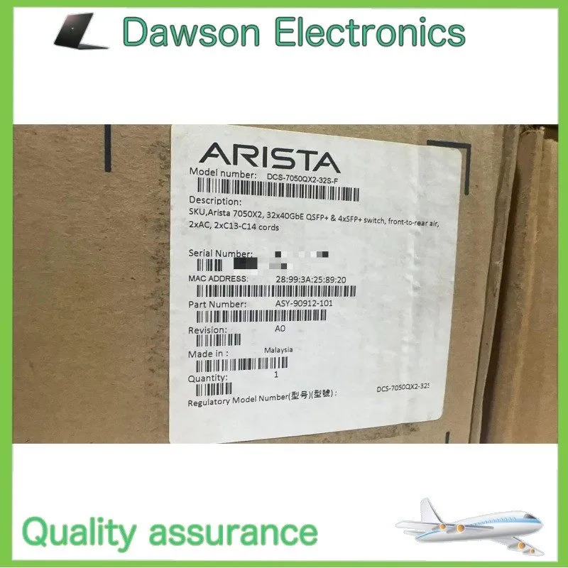 Коммутатор Arista DCS-7050QX2-32S-F 32x40GbE & 4x10GbE Front-to-back Ethernet Sw