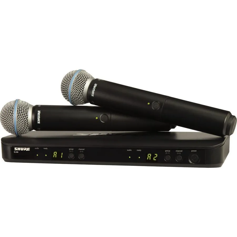 Радиосистема Shure BLX288/SM58 Dual Handheld Wireless SM58 Microphone System 202