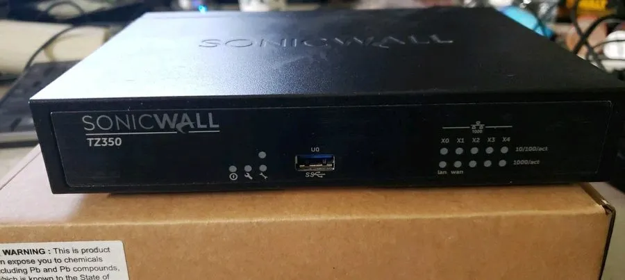 Межсетевой экран Dell SonicWall TZ350 Firewall Appliance 5 Port Network Security
