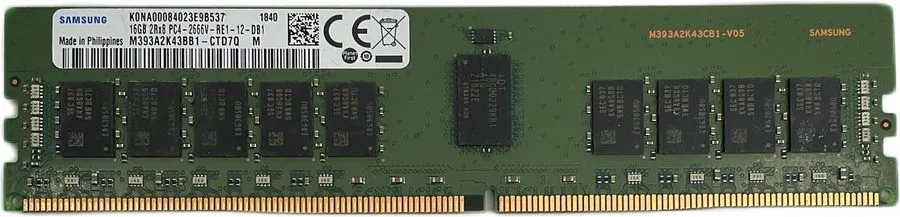 Модуль памяти Samsung 64GB PC4-2666V-R 2S2Rx4 DDR4 ECC REG RDIMM M393A8K40B22-CW