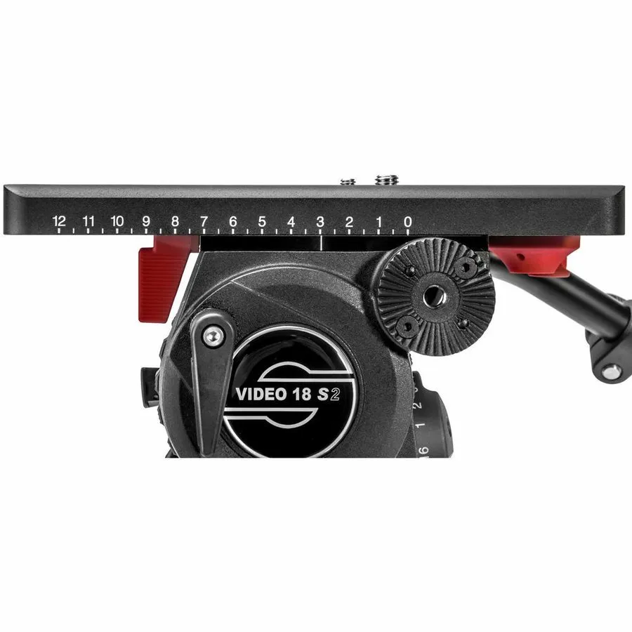 Оборудование видеонаблюдения Sachtler Video 18 S2 Fluid Head ENG 2 CF Tripod Sys — фото лота 1