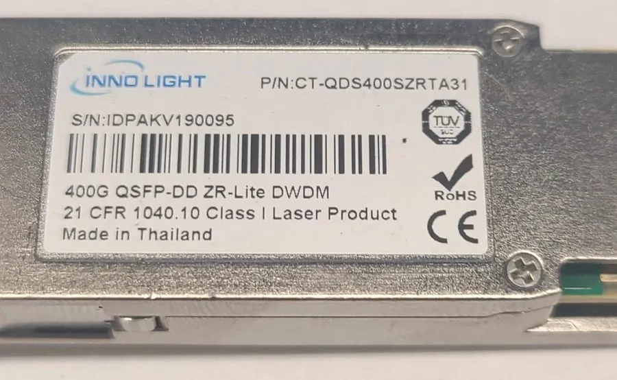 Трансивер Innolight CT-QDS400SZRTA31 400G QSFP-DD ZR-Lite DWDM Duplex LC Transce