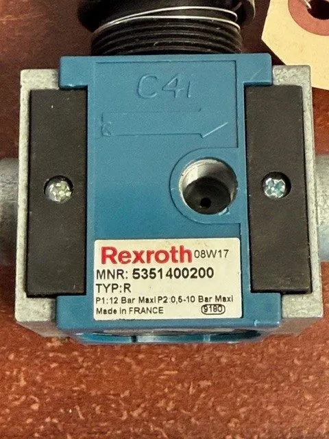 Трубопроводная арматура Rexroth 5351400200 Pressure Regulator C4 Without Flange