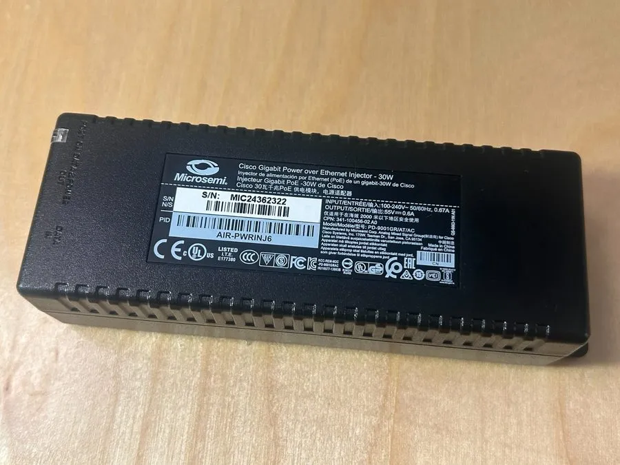 Точка доступа Wi-Fi Cisco Aironet Power Injector 30w 802.3at PoE Access Point AI