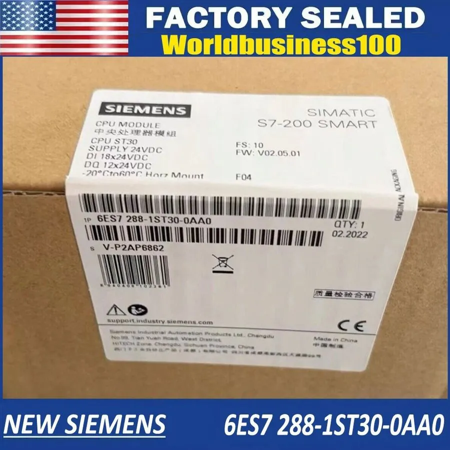 ПЛК Siemens 6ES7 288-1ST30-0AA0 SIMATIC S7-200 SMART CPU