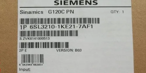 Частотный преобразователь 1PC Siemens G120C Inverter 6SL3210-1KE21-7AF1 Expedite