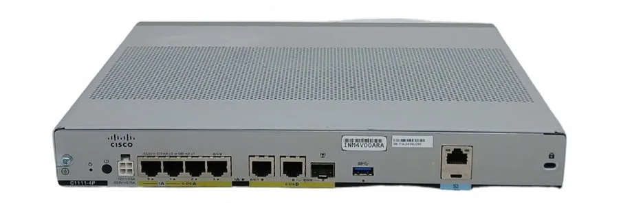 Маршрутизатор Cisco ISR C1111-4P 4-Port Gigabit Ethernet Router Rackmount