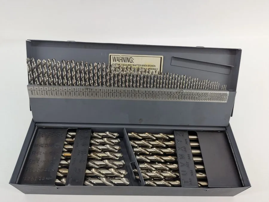Режущий инструмент HHIP 5001-0115 steel jobber drill set — фото лота 2