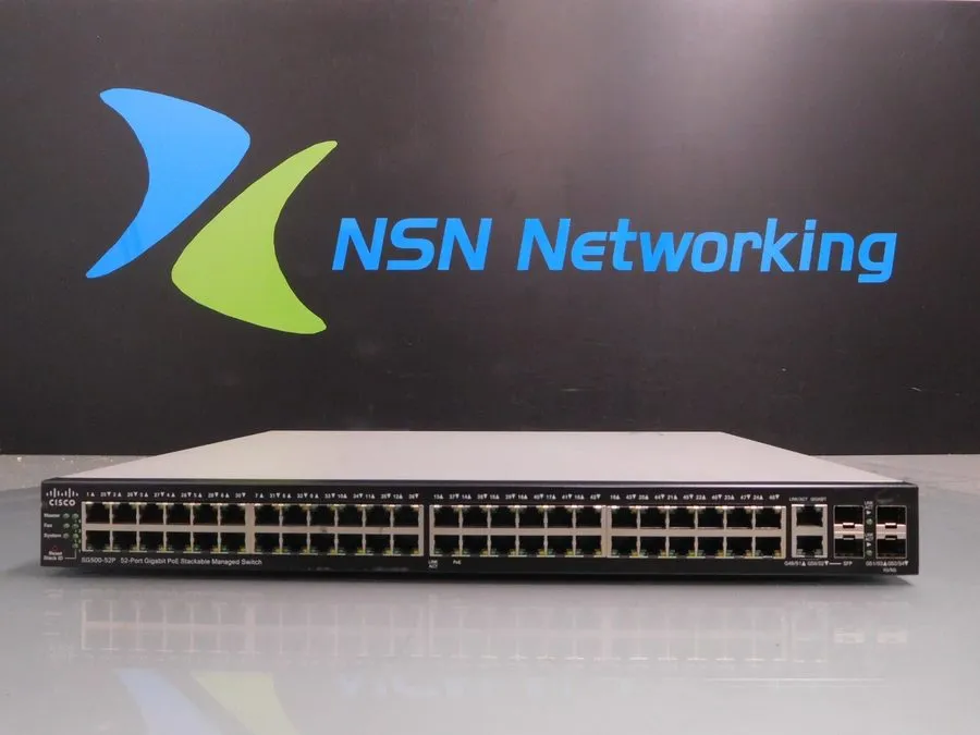 Коммутатор Cisco SG500-52P 52-Port Gigabit Stackable PoE Managed Ethernet Switch