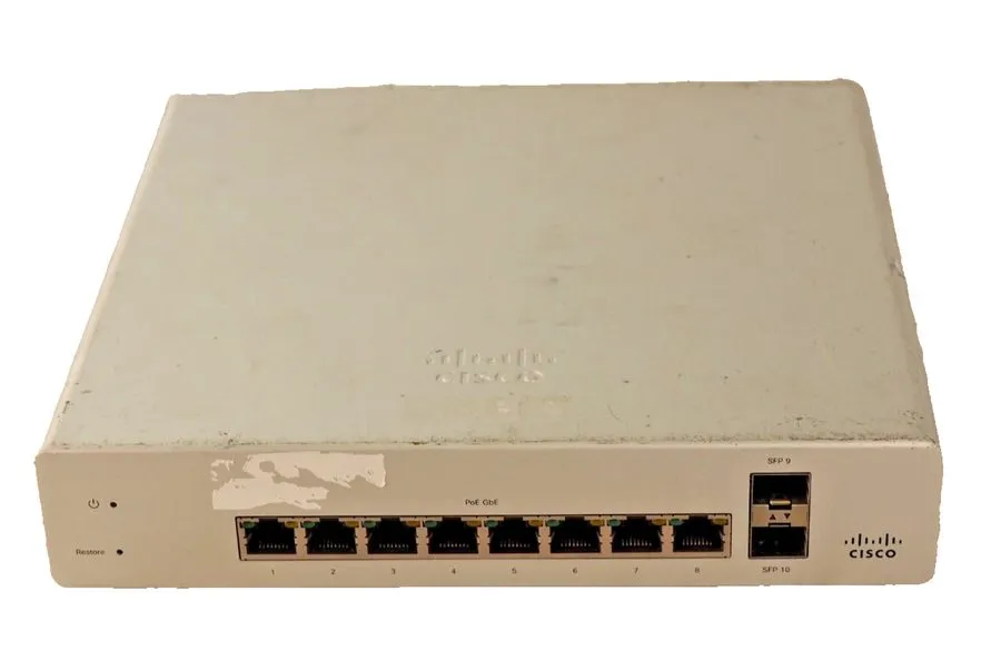 Коммутатор Cisco Meraki MS220-8P Cloud Managed Switch 8-Port Gigabit PoE 8x 1GbE