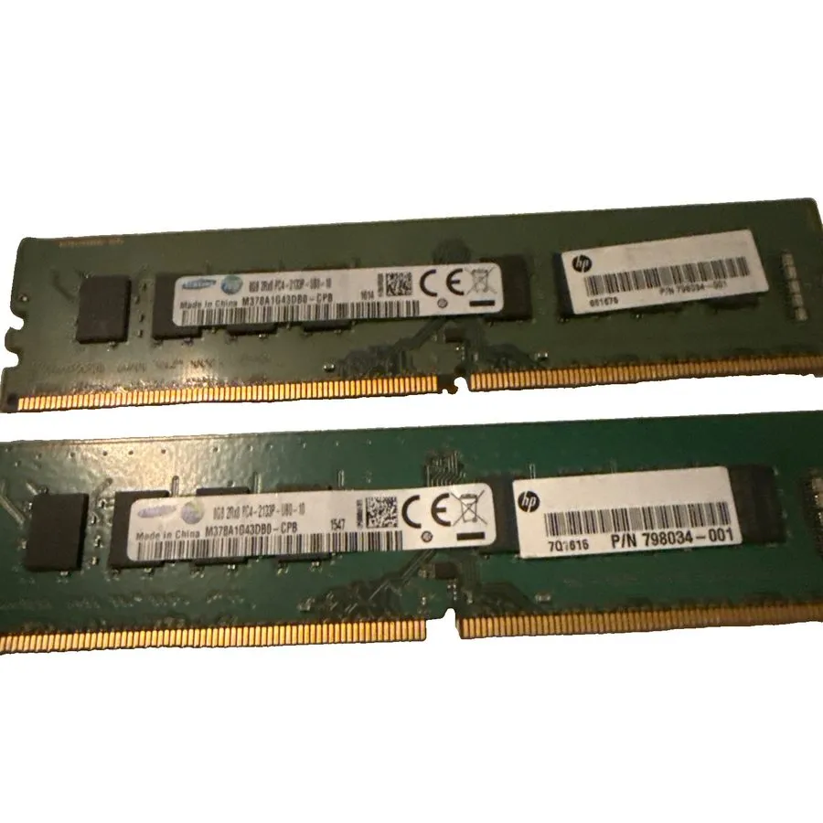 Модуль памяти Samsung 8GB DDR4-2133 PC4-17000 2Rx8 ECC RDIMM M393A1G43DB0 — фото лота 1