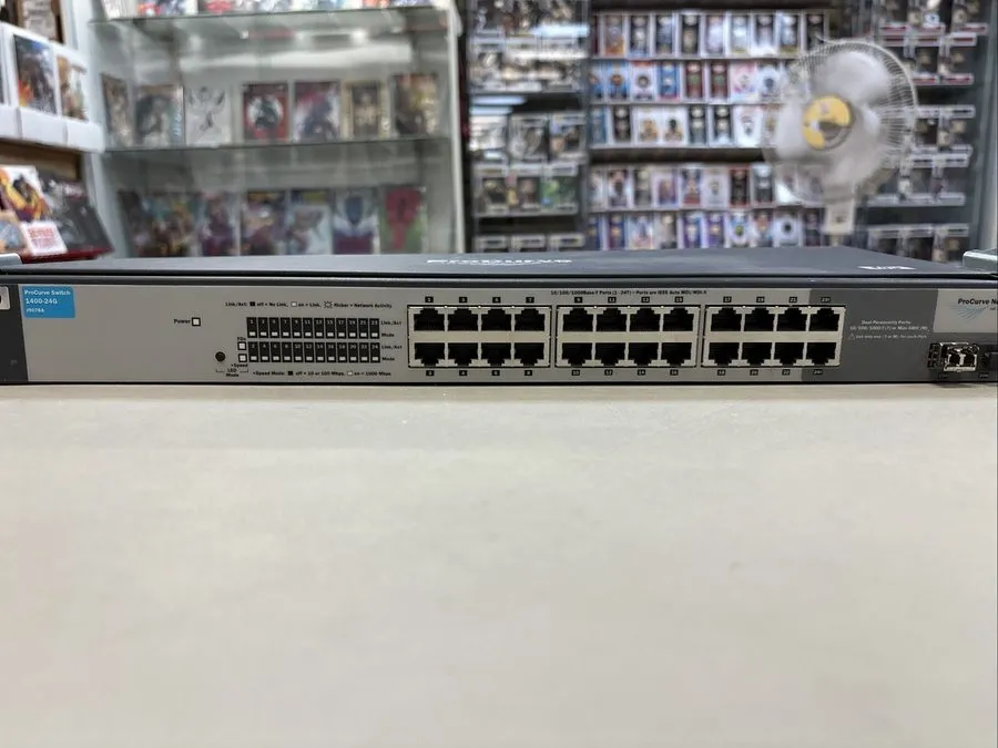 Коммутатор HP ProCurve 1400-24G 24-Port Gigabit Switch J9078A INCL BRACKETS