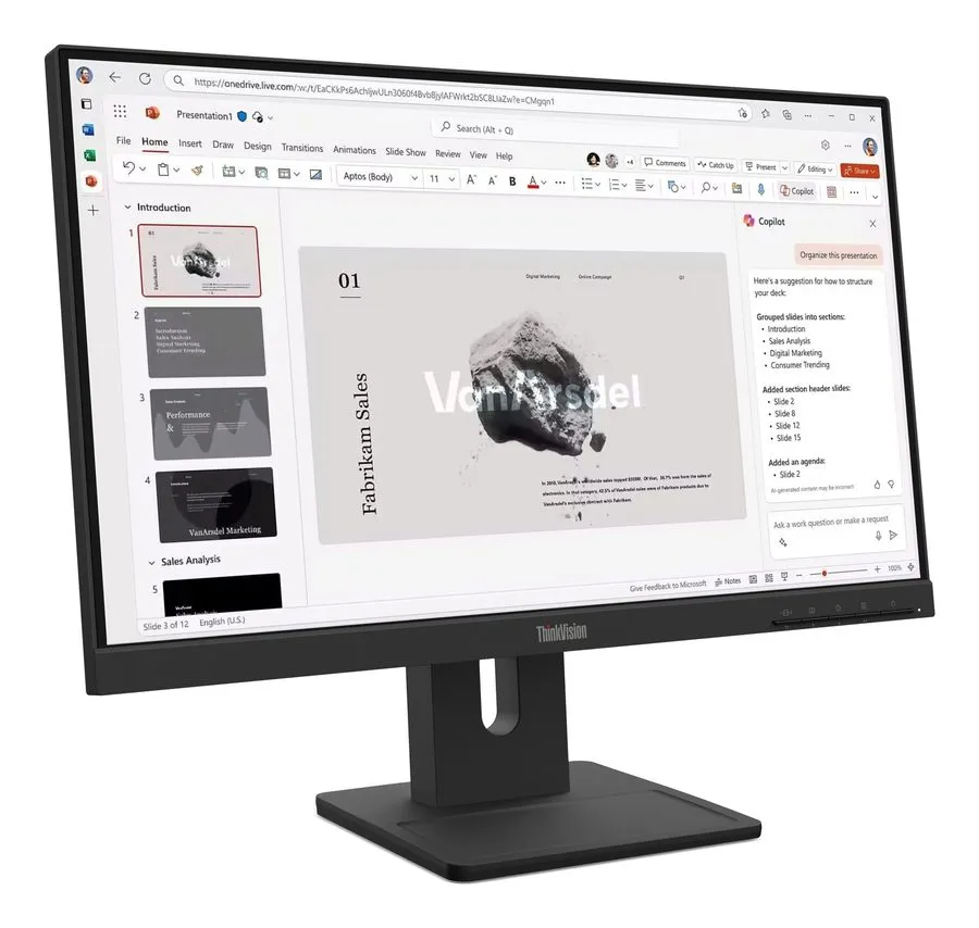 Монитор Lenovo ThinkVision E22-40 22 Class Full HD LED Monitor 16:9 Raven Black
