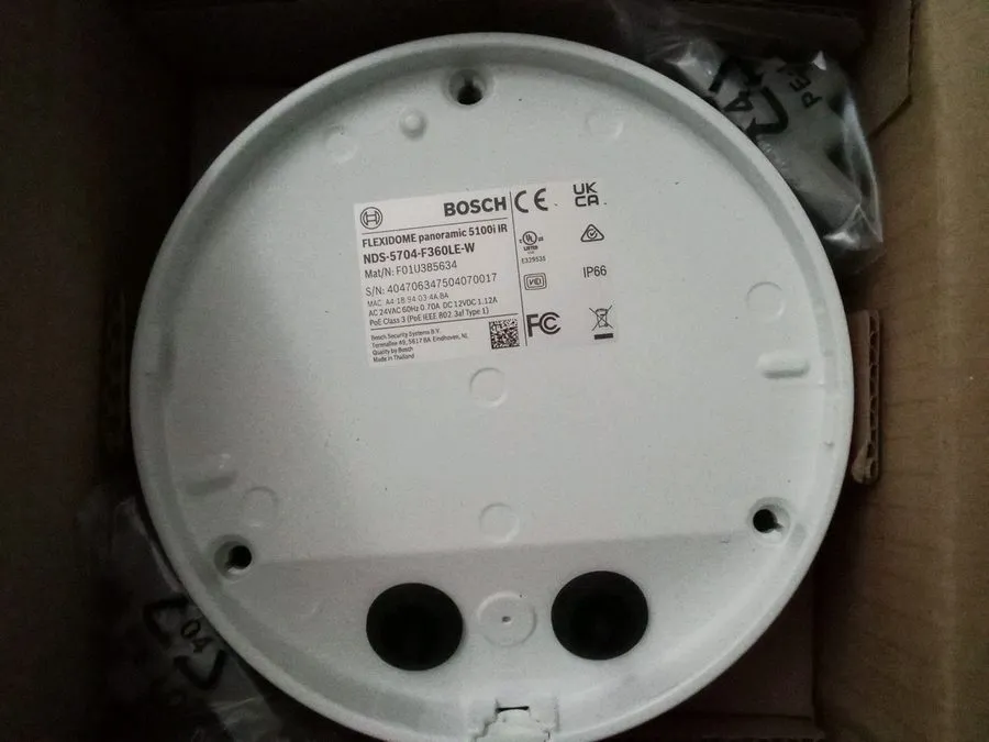 Камера Bosch NDS-5704-F360 Flexidome 5100i 12MP IP 360° Panoramic PoE Camera — фото лота 2