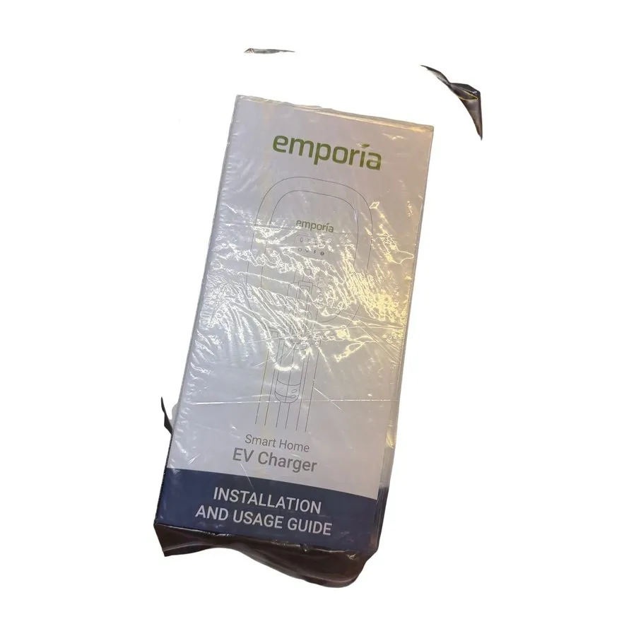 Аккумулятор Emporia EMEVSE1 A-N-J White Level 2 EV Charger 48A NACS Hardwired — фото лота 1