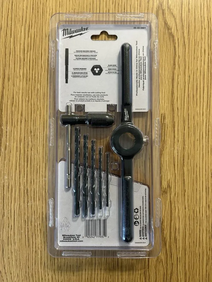 Режущий инструмент Milwaukee 49-22-5601 Metric Tap and Die Set