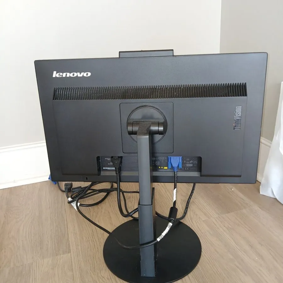 Монитор Lenovo ThinkVision T2224zD 22" Monitor 1080 Webcam Microphone Speakers I