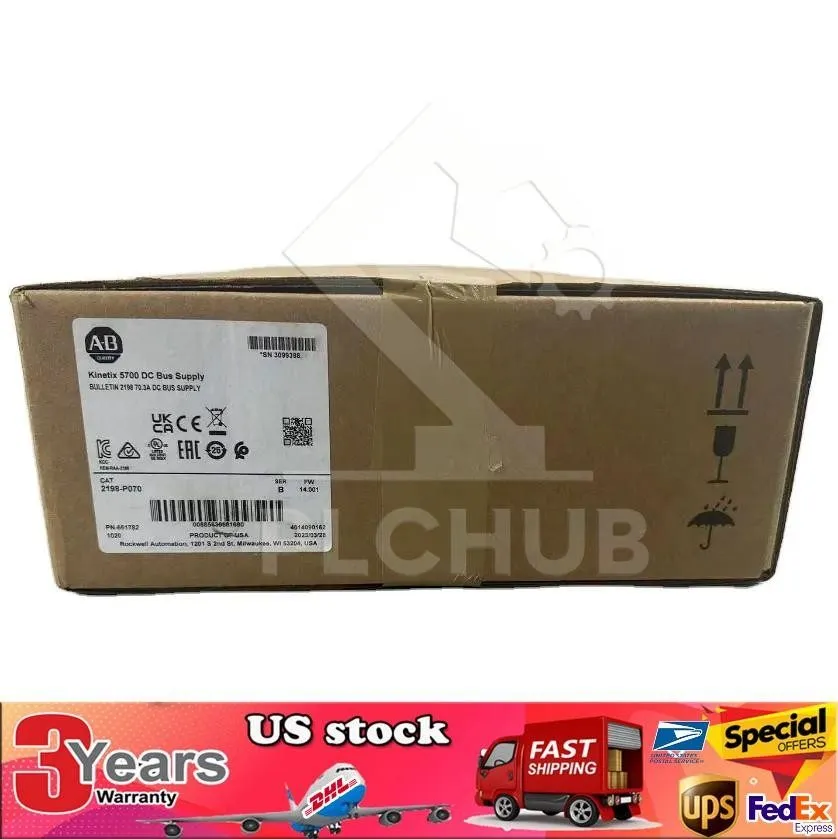 Привод Allen-Bradley 2198-P070 Kinetix 5700 25A DC Bus Supply 480VAC 3-ph 55mm