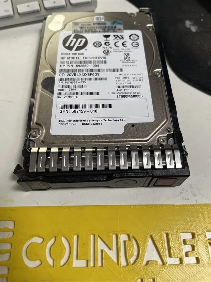 Жёсткий диск 693569-004 HPE 900GB SAS 6G 10K SFF DP HDD — фото лота 1