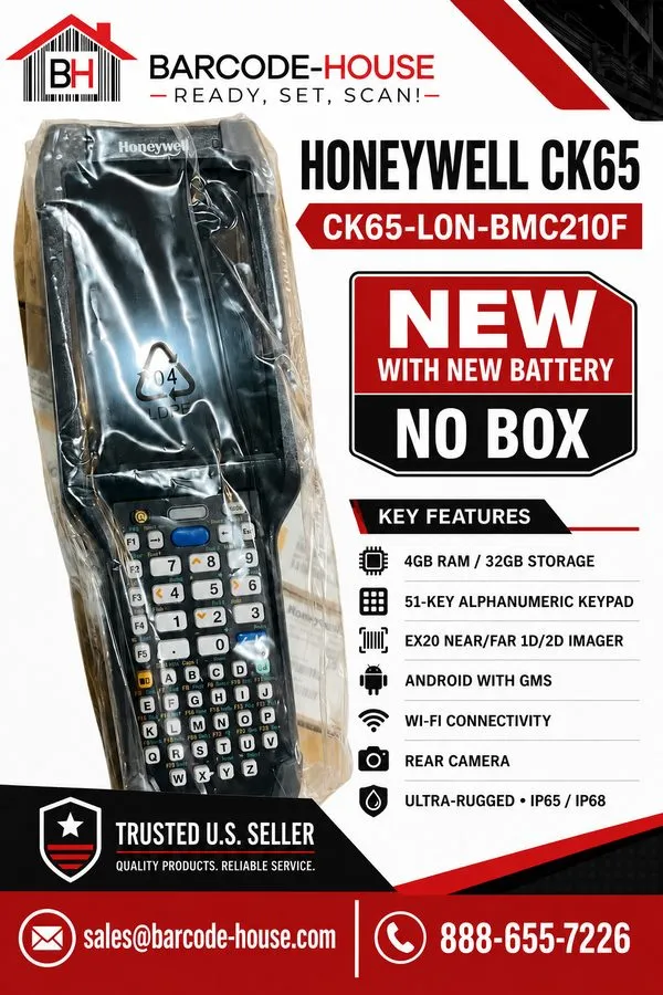 Сканер штрих-кода OEM Honeywell CK65 Scanner CK65-L0N-BMC210F