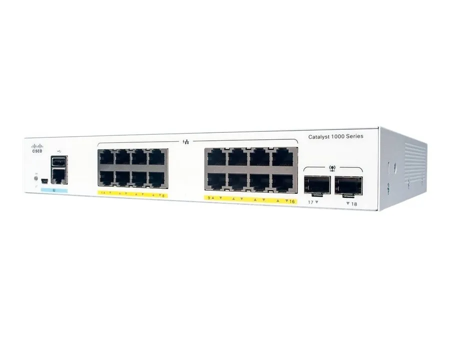 Коммутатор Cisco C1000-16P-2G-L Switch
